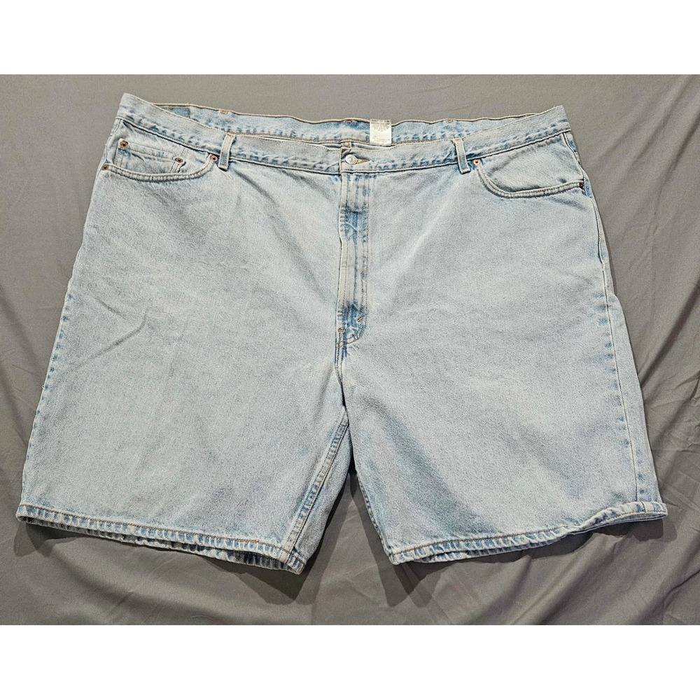 Levis 550 Denim Shorts Mens 54 Vintage Light Wash Relaxed Fit Cotton 550-4554